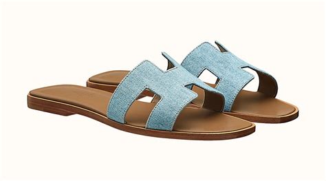 denim hermes oran|oran sandals fashion.